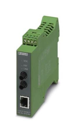 PHOENIX CONTACT Converters/Interfaces FL MC EF 1300 MM ST CONVERTER, 10/100BASETX-ST FIBRE OPTIC PHOENIX CONTACT 3268918 FL MC EF 1300 MM ST
