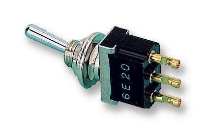 TE CONNECTIVITY Toggle FTR0904 SWITCH, DPDT, 6A, 250VAC, ON-(ON) TE CONNECTIVITY 1124180 FTR0904