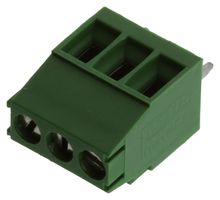 284391-3 TB, Wire TO BRD, R/A, 3WAY, 14AWG Buchanan - Te Connectivity