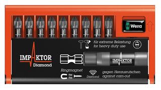 05057684001 JEU DE CONTRÔLE D'EMBOUTS AVEC SUPPORT UNIVERSEL, 11PC WERA