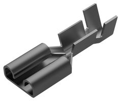 160917-4 Female Disconnect, 6.35mm, 17-13AWG Amp - Te Connectivity