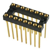 123-13-316-41-001000 . Dip Socket, 16Pos, Through Hole Mill Max