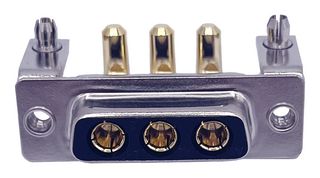 684M3W3203L621 Combo D-Sub Conn, Rcpt, DA-3W3, Th Norcomp