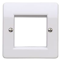 K182 WHI Front Plate, 1 Gang, 50mm. White Honeywell