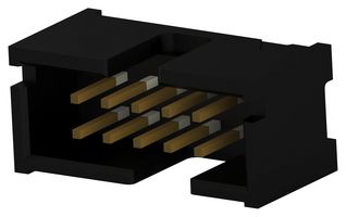 103308-1 Connector, Header, 10Pos, 2ROWS, 2.54mm Amp - Te Connectivity
