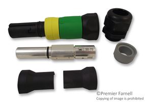 15.0647C5-20 SOCKET, 10BV, 50-70MM2, YELLOW / GREEN STAUBLI