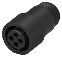 1445390-1 Industrial Circular, Cable, Plug, 4Pos Te Connectivity