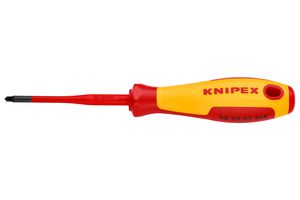 98 25 01 SLS Pozidrive Screwdriver, 80mm, #1 Knipex