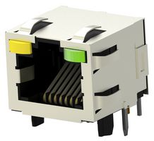 6116173-1 RJ45 Connector, R/A Jack, 1PORT, Th Amp - Te Connectivity