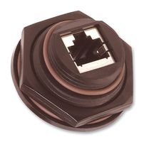 1546641-1 ADAPTOR, IN-LINE, RJ45, JACK-JACK, 8P8C TE CONNECTIVITY