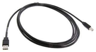 1487597-1 USB Cable, 2.0 A Plug-B Plug, 9.8ft Amp - Te Connectivity