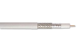PP000661 Cable, Coaxial, 100m, Cream, Pvc, 7.5mm multicomp Pro