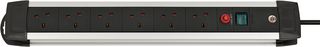 1391003646 Power Outlet Strip, 6 Outlet, 3M, 250V Brennenstuhl