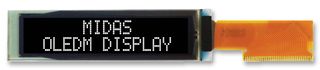 MCOT21605AX-EWM Oled, 2X16,  Tab, White,  Multi I/F Midas