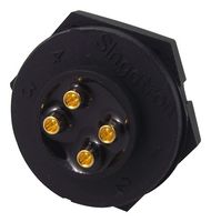 2CT3002-W04300 Circular Connector, Plug, 4 Way, Panel multicomp Pro