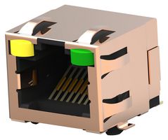 6339191-5 RJ45 Connector, R/A Jack, 1PORT, SMT Te Connectivity