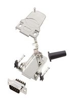 L17D45ZF15-RG+L717DA15PST D Sub Connector, Plug, 15Pos, Screw Amphenol ICC