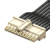 MMSS-02-28-L-06.00-S-K-M Cable ASSY, 2P IDC Rcpt-Free End, 152mm Samtec