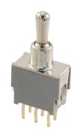 ATE2E-2M3-10-Z Toggle Switch, DPDT, 0.05A, 60VAC, Th Nidec Copal Electronics