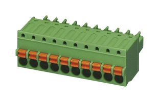 FK-MCP 1,5/ 9-ST-3,81 TERMINAL BLOCK, PLUGGABLE, 9POS, 16AWG PHOENIX CONTACT