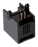 615004143821 Modular Conn, R/A, Jack, 4P4C, 1PORT, Th Wurth Elektronik