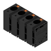 2492230000 WTB Terminal Block, 4Pos, 18-4AWG, Th Weidmuller