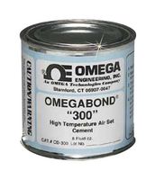 OB-300 Air Set Cement, 8oz, Off White Omega
