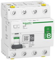 A9Z61463 RCCB, 4P, 63A, 400VAC Schneider Electric