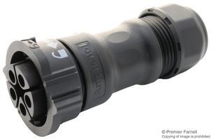 DC-05BFFA-QL8LPP Industrial Circular, Rcpt, 5Pos, Cable Amphenol LTW