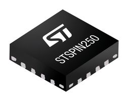 STSPIN250 Motor Driver, DC Brush, 2 O/P, VFQFPN-16 STMICROELECTRONICS
