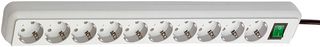 1159350010 POWER OUTLET STRIP, 10 OUTLET, 3M, 230V BRENNENSTUHL