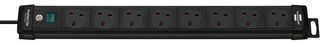 1951183100 POWER OUTLET STRIP, 8 OUTLET, 3M, 240V BRENNENSTUHL