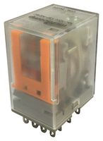 MCJQX-13F-KE4C-230VAC Power Relay, 230VAC, 5A, 4PDT, Socket multicomp