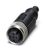 SAC-5P-M12FS Can Tr Va Conn, Circular, Rcpt, 5WAYS, Crimp Phoenix Contact