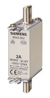 3NA3801 HRC Fuse, 6a, 500VAC, 250VDC, Blade Tag Siemens