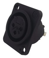 NC3FPP Socket, xlr, Panel-3P/D-Shell Neutrik