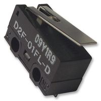 D2F01FLD Microswitch, Hinge Lever, 0.1 Omron