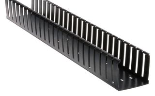 G3X3BL6 Wide Slot Duct,Pvc,3X3X6',Bl,6ft PANDUIT