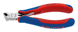 62 12 120 Cutting Nipper, Oblique, 1mm, 120mm Knipex