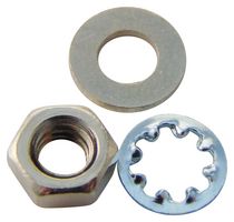M4-FPC3067488 Nut/Washer KIT, NP, Brass, M4, PK300 Tr Fastenings