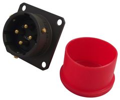 62GB-12E14-04PN Plug, Panel, High Power, 4WAY Amphenol Ltd