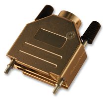 MC-DTPMK15-K Backshell, METALIZED, Vert, Blk, 15WAY multicomp Pro