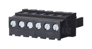 31214104 Terminal Block, Pluggable, 4Pos, 12AWG Metz Connect