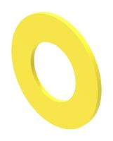 45-50k.1407 Legend Plate, Yellow, Plastic, 45mm Dia Eao