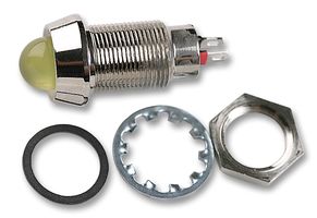 514-111-76 LED Indicator, 240Vac, Yellow Marl