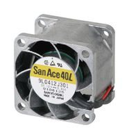 9L0412M301 AXIAL FAN, 40MM, 12VDC, 5.65CFM, 19DBA SANYO DENKI