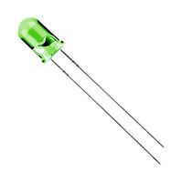 LTH5MM12VFR4500 LED, 5mm, Green, 4.5cd, 625nm VCC (Visual Communications Company)