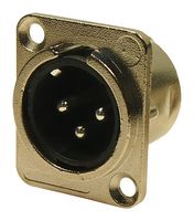 FC61905N xlr Conn, Metal, Plug, 3Pos, Panel Cliff Electronic Components