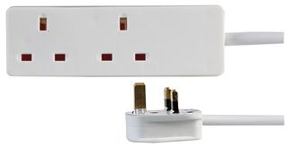 1592 10m Extension Lead Two Gang 10m Pro Elec