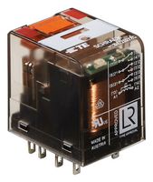 PT370T30 Power Relay, 3PDT, 10A, 240Vac, Socket SCHRACK - Te Connectivity